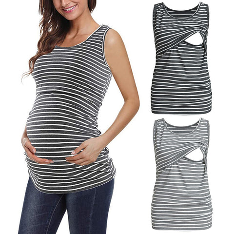 Women Sleeveless Maternity Clothes