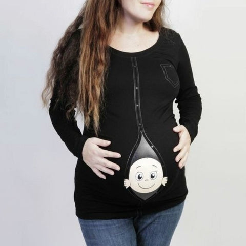 Cute Pregnant Maternity T Shirts