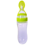 Spoon Silicone Feeding Bottle