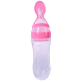 Spoon Silicone Feeding Bottle