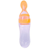 Spoon Silicone Feeding Bottle