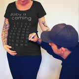 Record Upcoming Baby Women Maternity T shirt